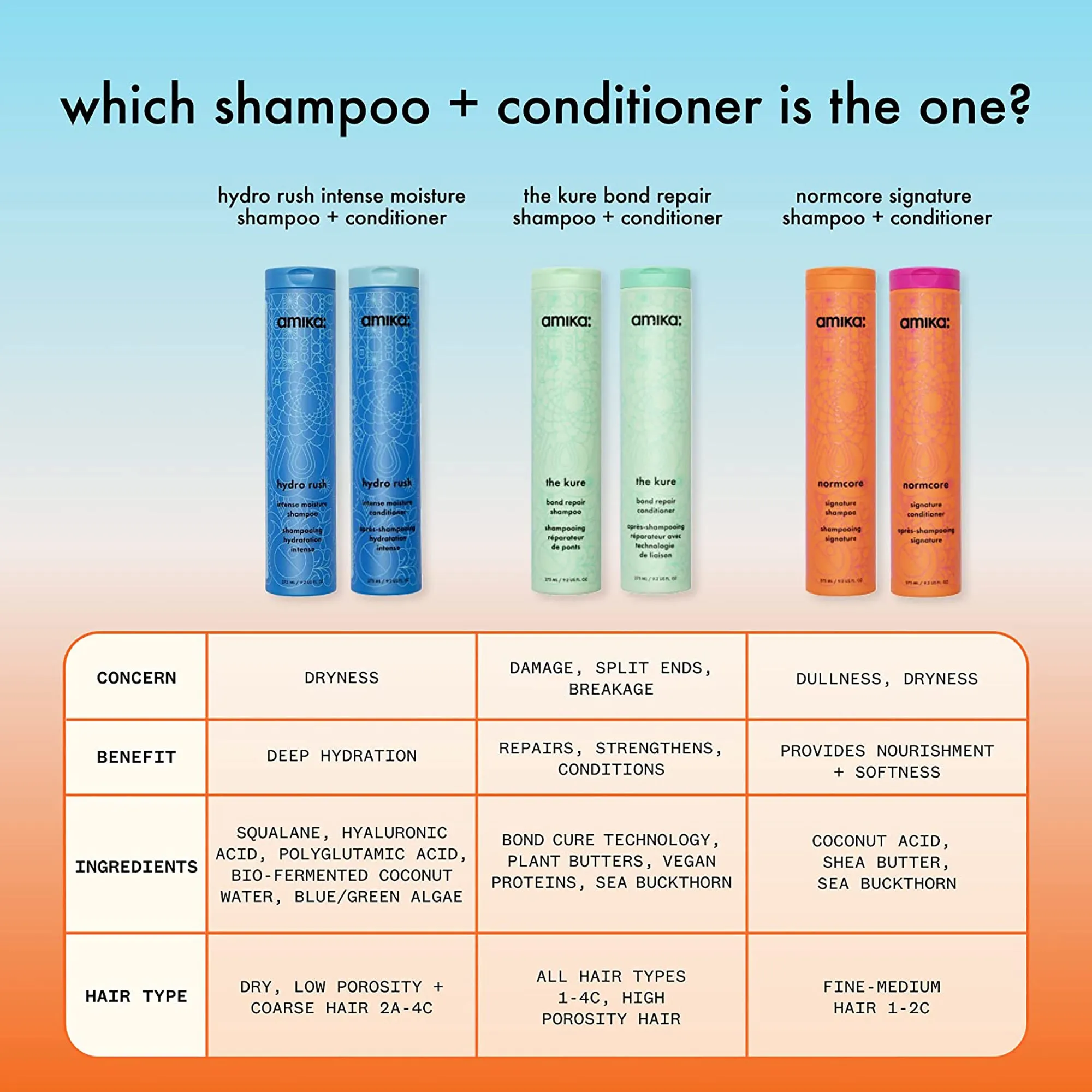 Amika Hydro Rush Intense Moisture Shampoo