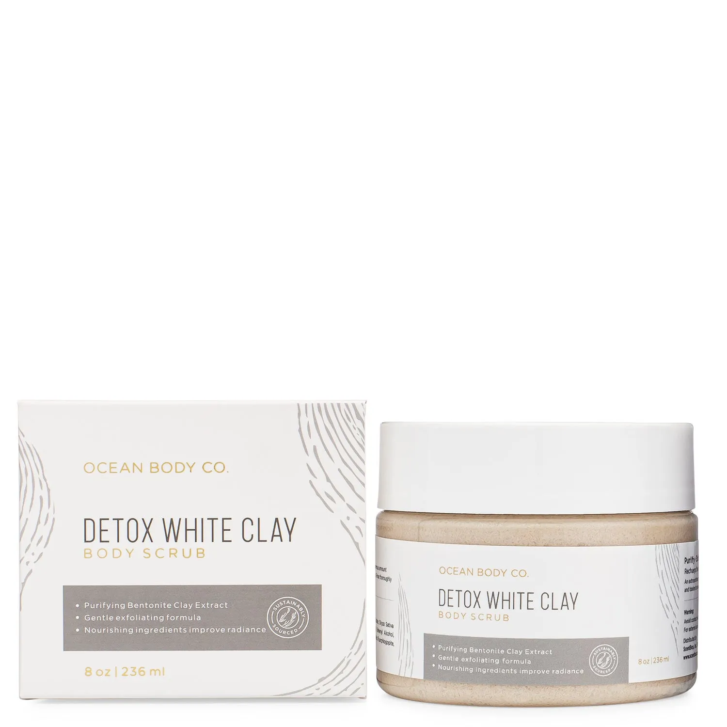 Detox White Clay Body Scrub