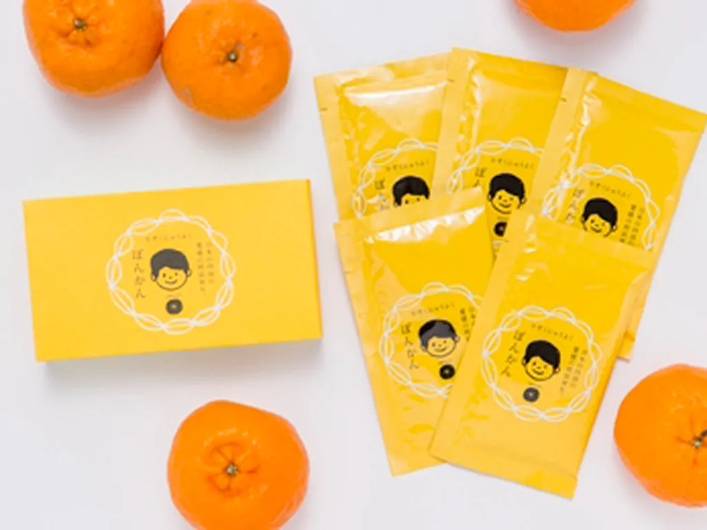 Ponkan Orange Bath Salts Set of 5 by Muchachaen