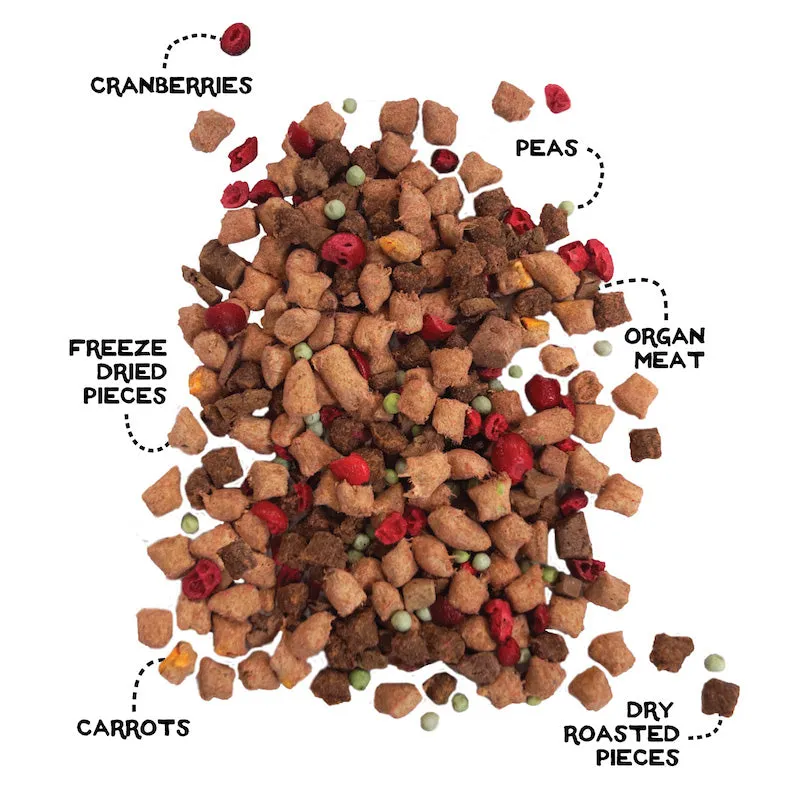 The Simple Food Project Synthetic Free Freeze Dried Dog Food, Duck & Trout Recipe